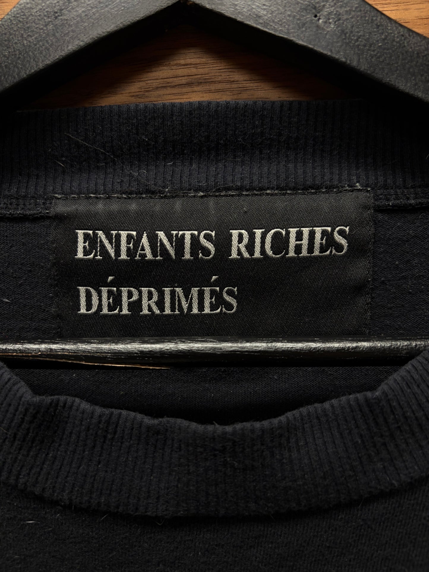 Enfants Riches Deprimes ‘Ultimate Orgasm’ Suicide Graphic Black Long Sleeve Shirt