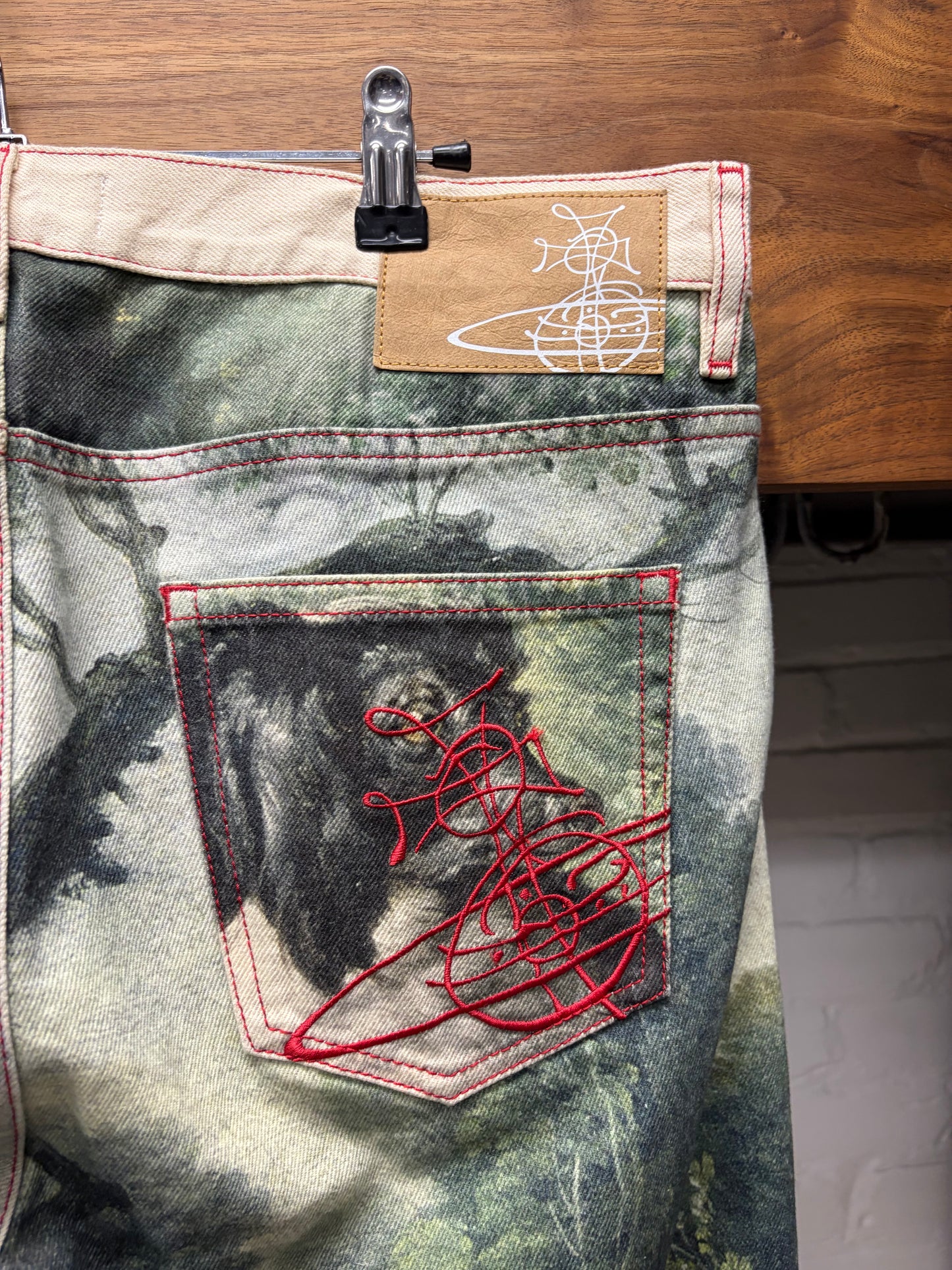 Vivenne Westwood ‘Shepard & Sleeping Shepherdess’ Full Print Denim
