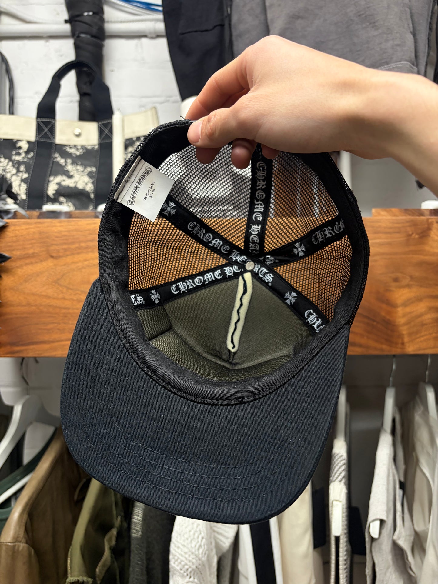 Chrome Hearts ‘Hollywood’ Store Exclusive Black Trucker Hat