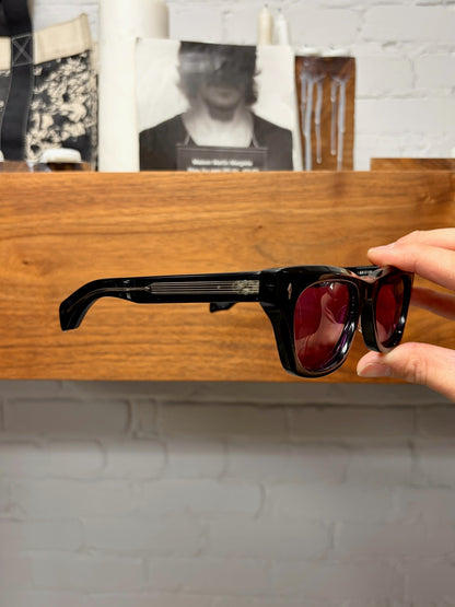Jacques Marie Mage ‘Dealan’ Black/Red Tinted Sunglasses