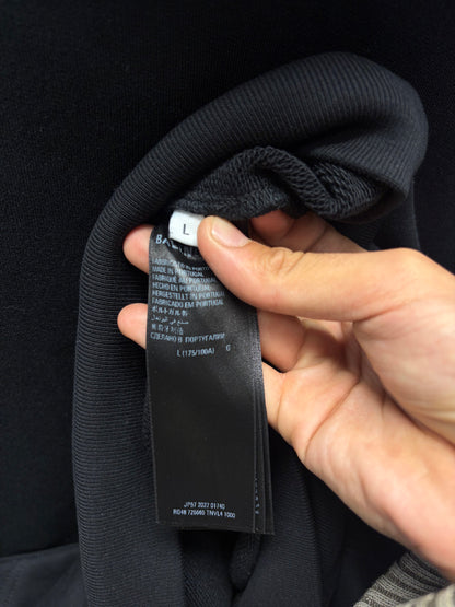 2022 Balenciaga Oversized Black ‘Hood Embroidered’ Logo Hoodie