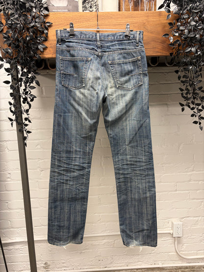 Dior Homme Dark Washed Blue Skinny Jeans