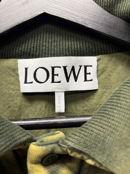 Loewe Padded Jersey Cotton ‘Acid Green’ Short Sleeve Polo