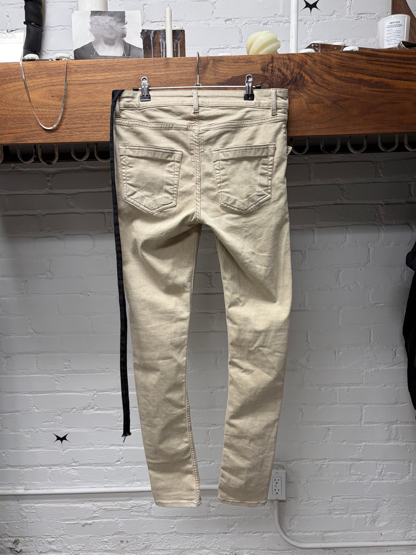 Rick Owens DRKSHDW ‘Tyrone Cut’ Mineral Wash Skinny Jeans
