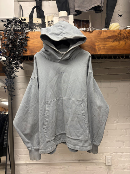 Acne Studios Heavyweight Organic Cotton Blue Logo Hoodie