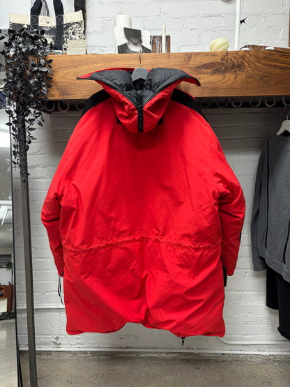 AW2017 Vetements x Canada Goose Down Filled Red/Black Parka
