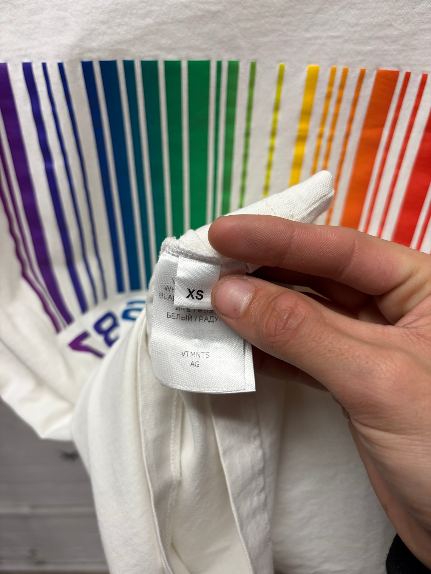 Vetements ‘Barcode’ Logo T-Shirt
