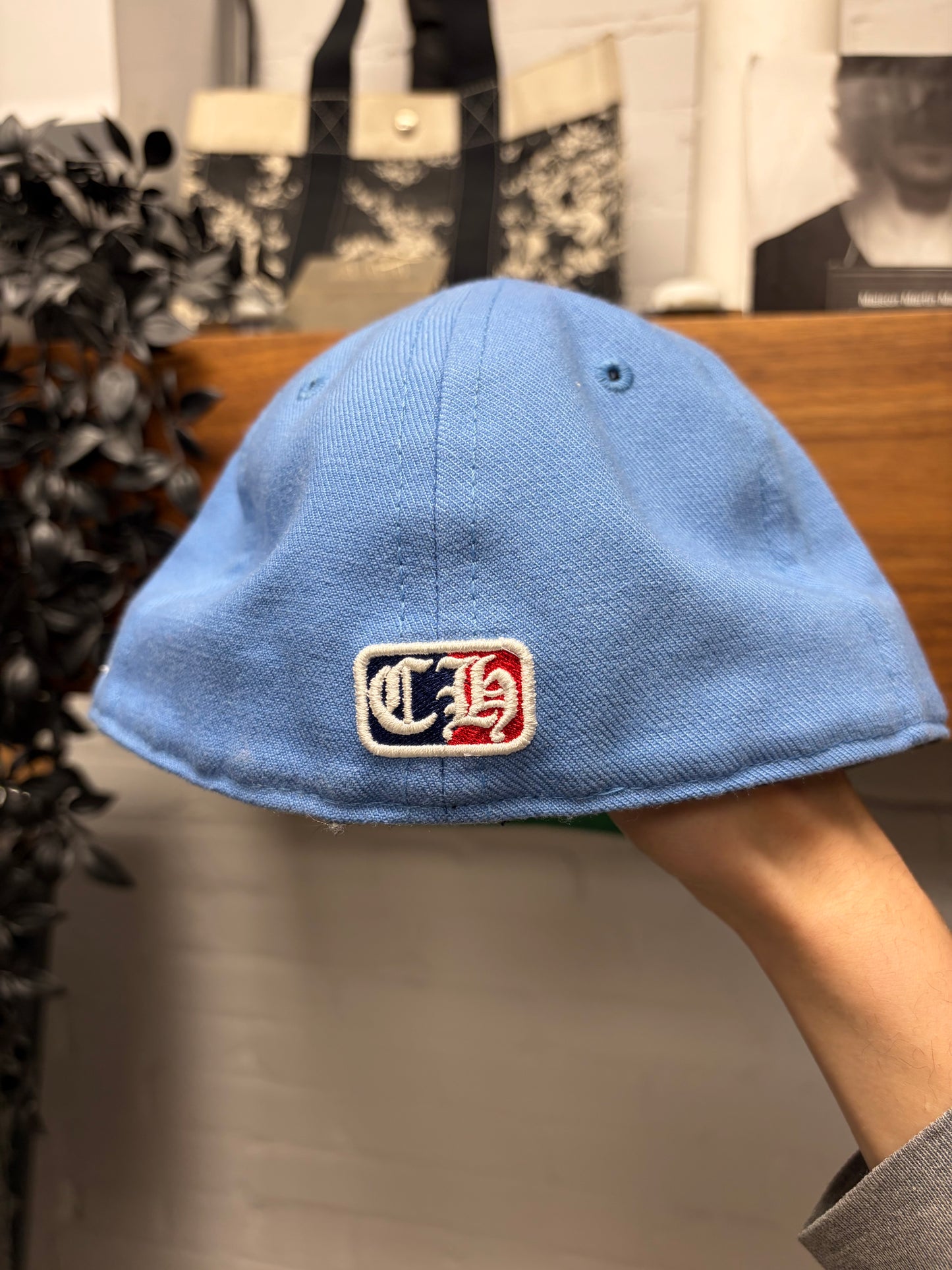 Chrome Hearts ‘Love You’ Vine Heart Blue Fitted Hat
