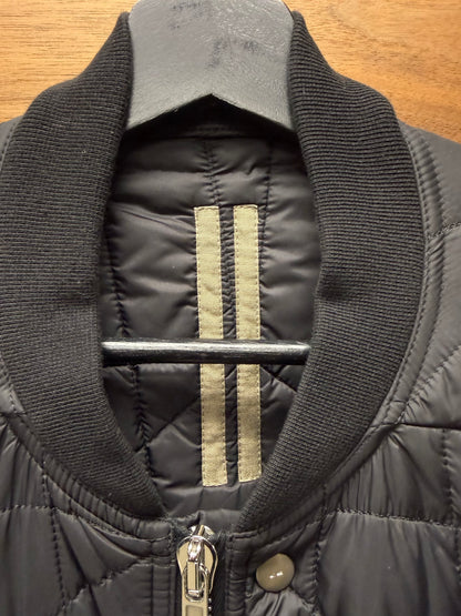 Rick Owens DRKSHDW Quilted Black Jumbo Bomber Jacket
