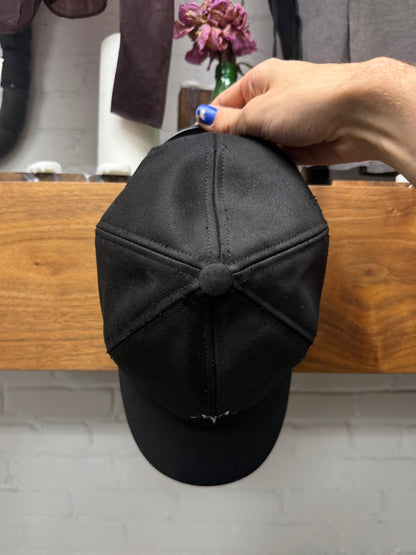 Rick Owens DRKSHDW ‘Embroidered Pentagram’ Black Baseball Cap