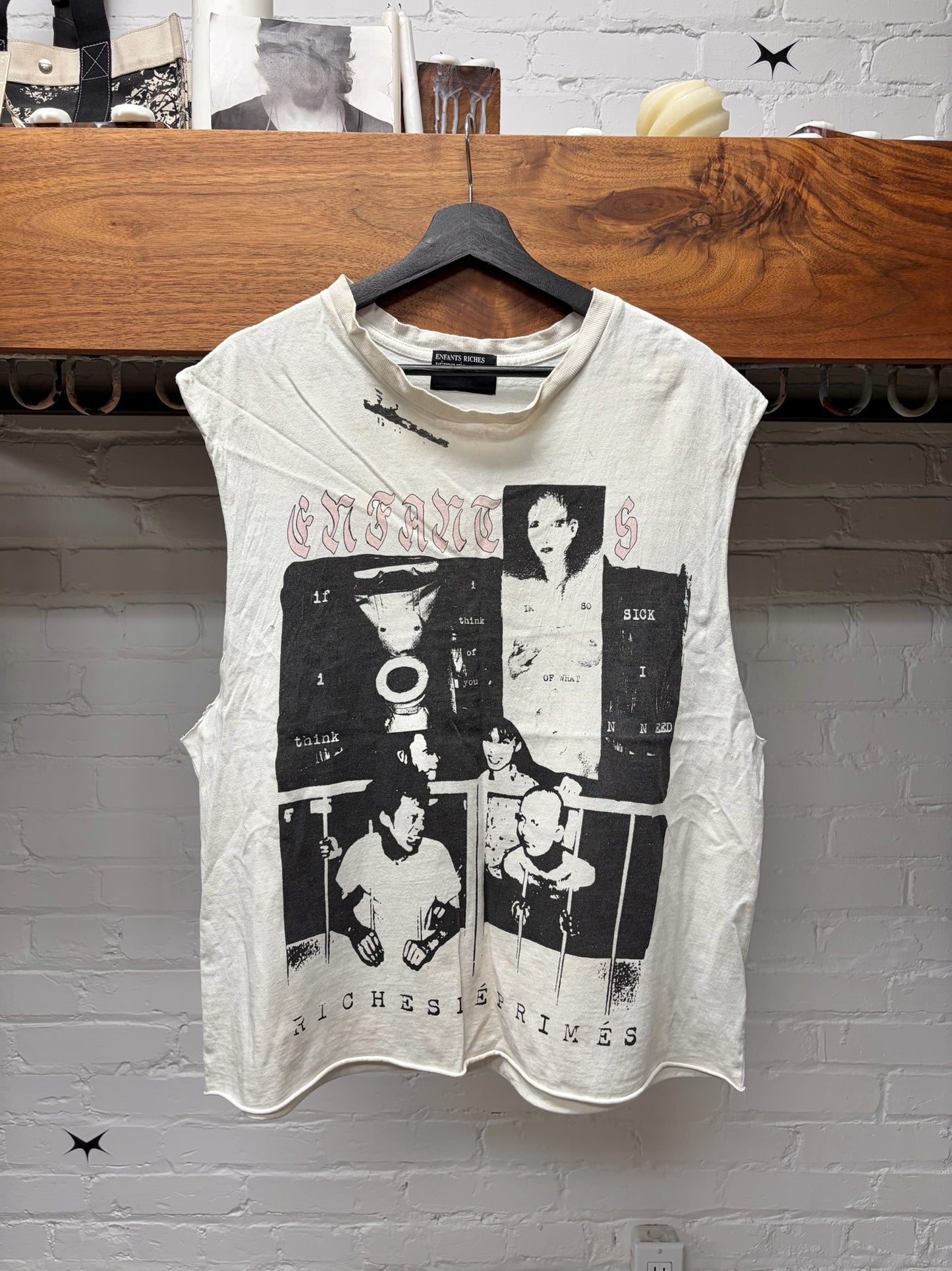 Enfants Riches Deprimes ‘Endless Blockade’ Cutoff Tank Top