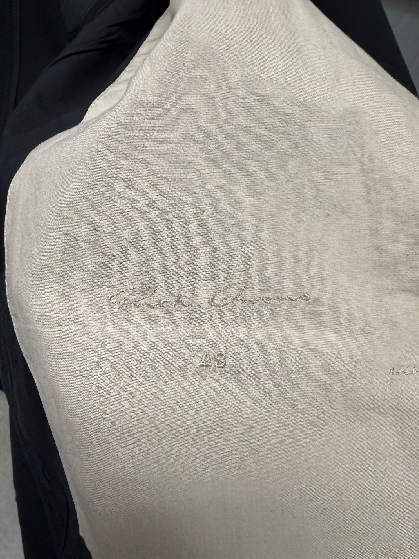 SS15 Rick Owens O&M Era ‘Faun’ Black Virgin Wool Blazer
