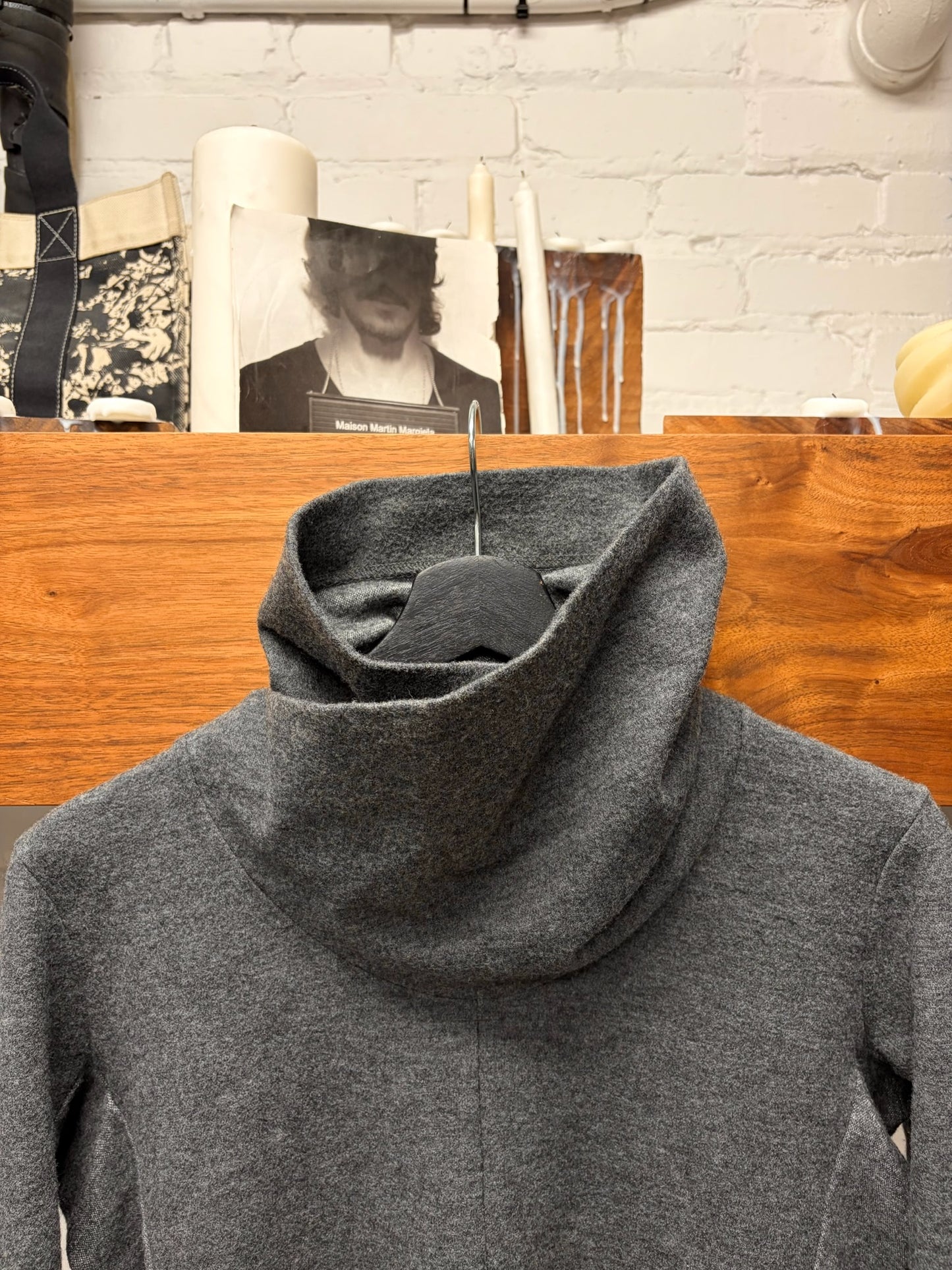 AW2013 Julius ‘Smooth Wool’ Grey Roll Neck Sweater