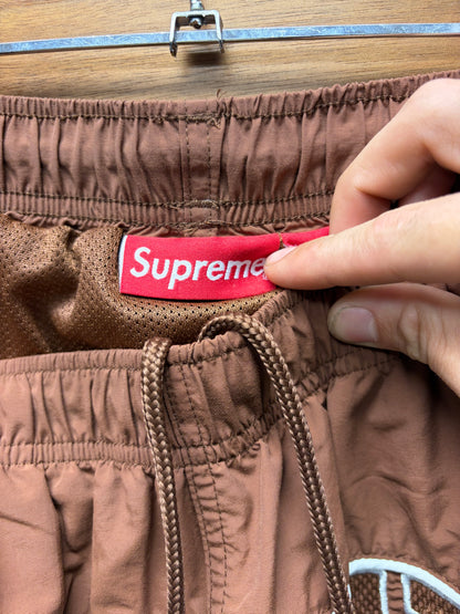 SS2022 Supreme ‘Arc Logo’ Brown Drawstring Shorts