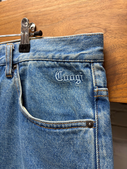 SS2023 Supreme x Coogi Baggy Blue Embroidered Logo Denim